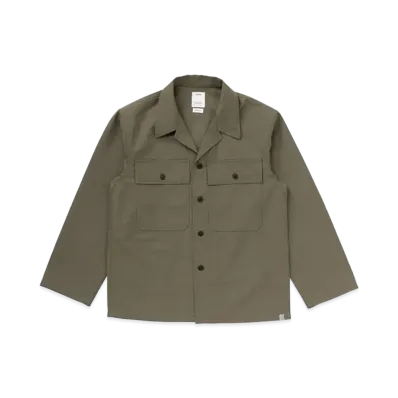 visvim Cardwell Shirt L/S Gabardine "Olive"