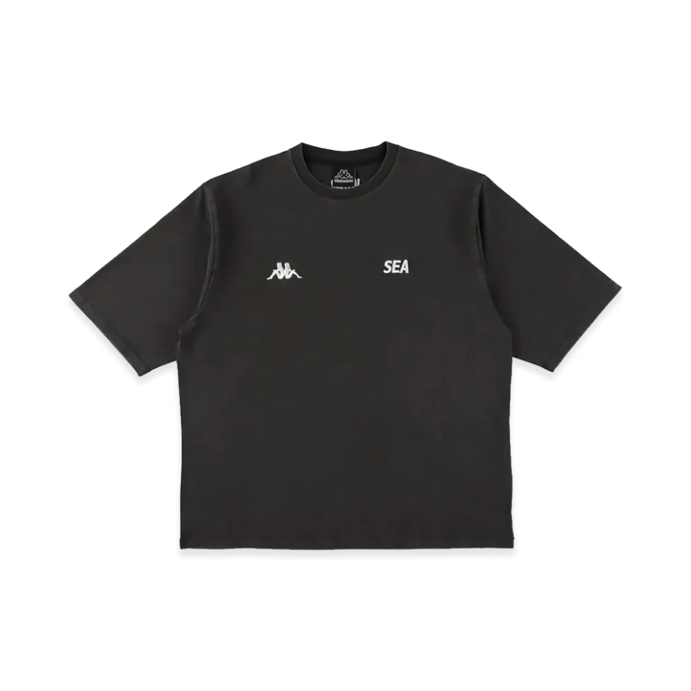 WIND AND SEA x KAPPA S/S Small Logo Tee "Black"