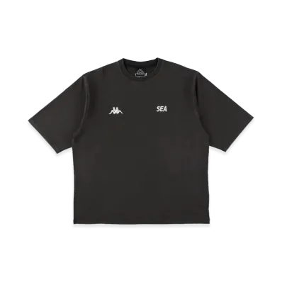 WIND AND SEA x KAPPA S/S Small Logo Tee "Black"