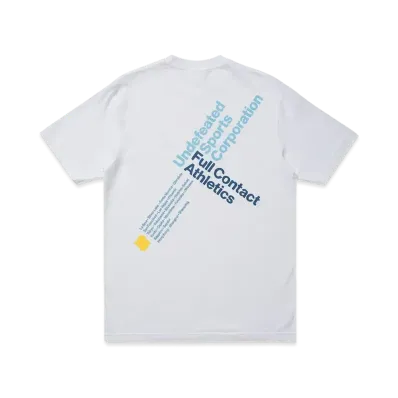 UNDEFEATED SPORTS CORP S/S TEE - 80245 "White"