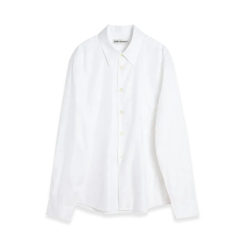 OUR LEGACY Beyond Shirt "Static White Liquid Oxford"