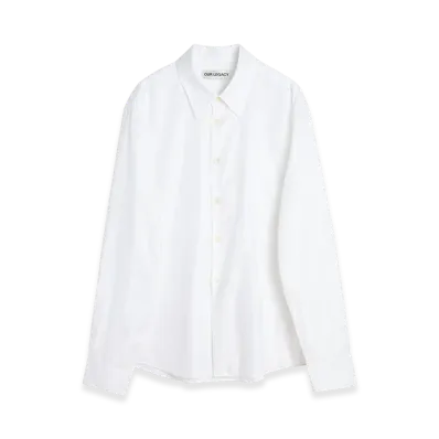 OUR LEGACY Beyond Shirt "Static White Liquid Oxford"