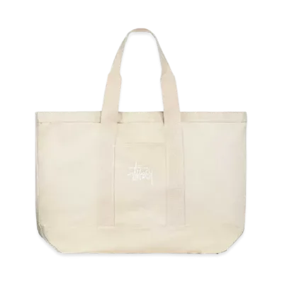 Stussy Ripstop Overlay Extra Large Tote Bag "Natural"