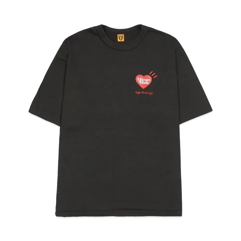 HUMAN MADE GDC Valentine's Day T-Shirt "Black" / VERDY