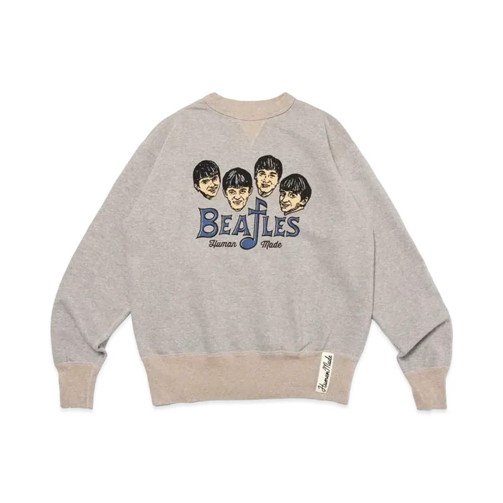 HUMAN MADE Beatles Tsuriami Sweatshirt "Gray"