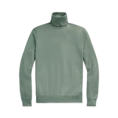 Ralph Lauren Purple Label Cashmere Turtleneck Sweater #1 "Green"
