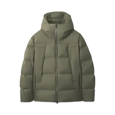 DESCENTE Mizusawa Down Jacket Vertex 1000Fp "Stone Khaki"