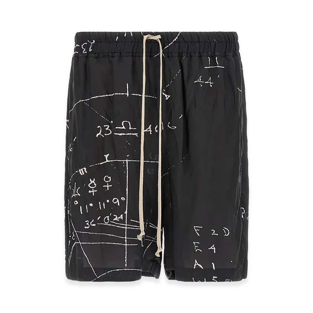 Rick Owens Boxers' Bermuda Shorts "White/Black"
