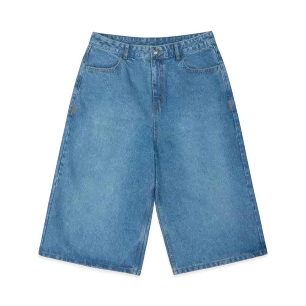 ADERERROR Tag Short Jeans 01 "Blue"