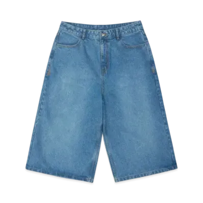 ADERERROR Tag Short Jeans 01 "Blue"