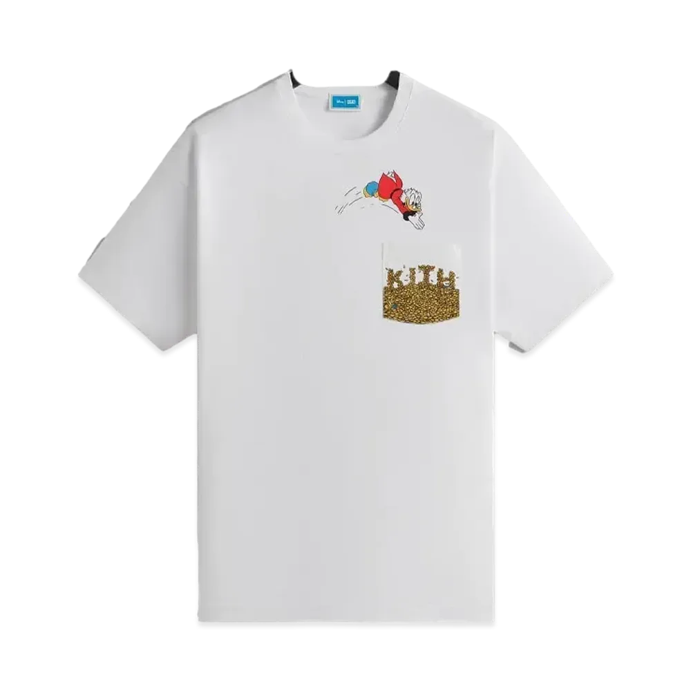 Kith x Disney For Donald Duck Scrooge Coins Tee "White"