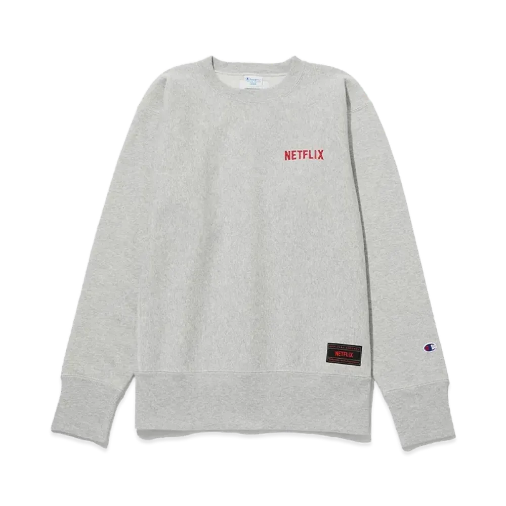 Netflix x V.A. x Champion Crewneck Sweat 014 "Grey"