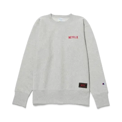 Netflix x V.A. x Champion Crewneck Sweat 014 "Grey"