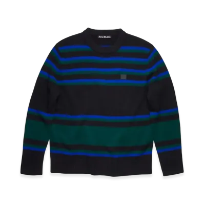 Acne Studios Stripe Sweater "Black/Blue"