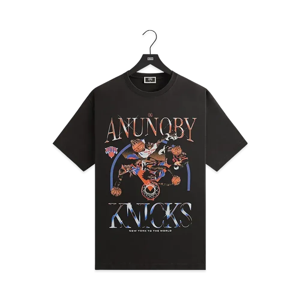 Kith x the New York Knicks OG Anunoby Vintage Tee "Black"