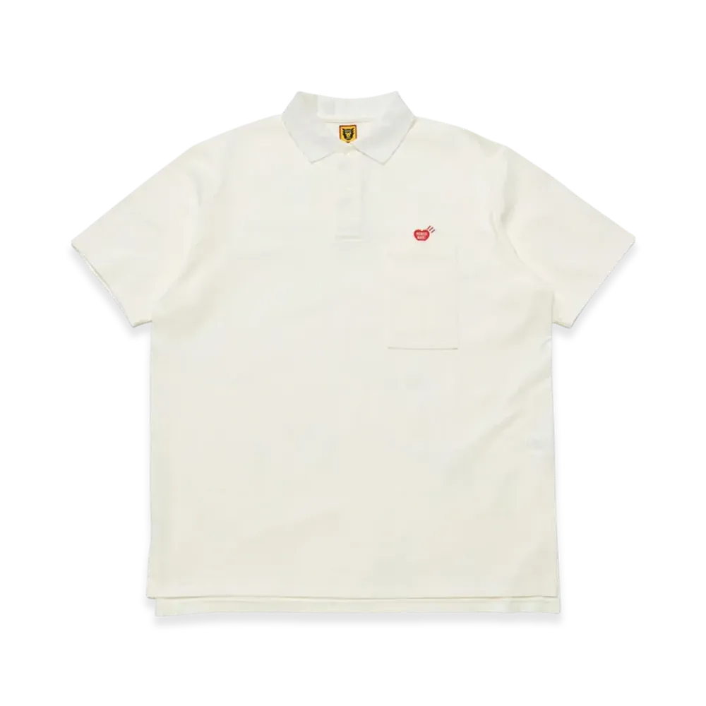 HUMAN MADE Big Polo Shirt "White"
