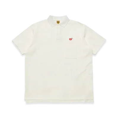 HUMAN MADE Big Polo Shirt "White"