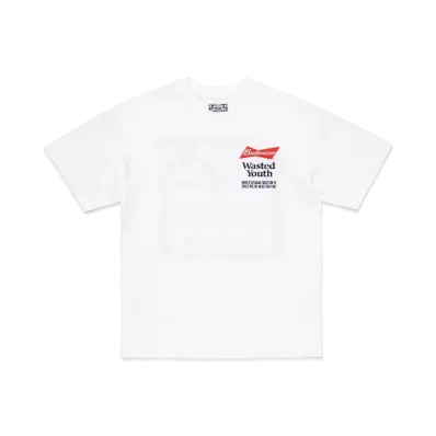 Wasted Youth x Budweiser Budweiser T-shirt "White" / VERDY