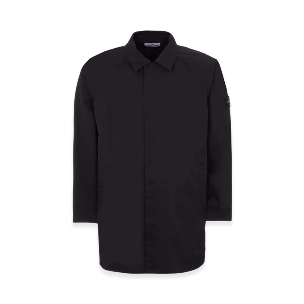 Stone Island 70730 Hyper Dense Nylon Raso Coat - 23SS "Black"