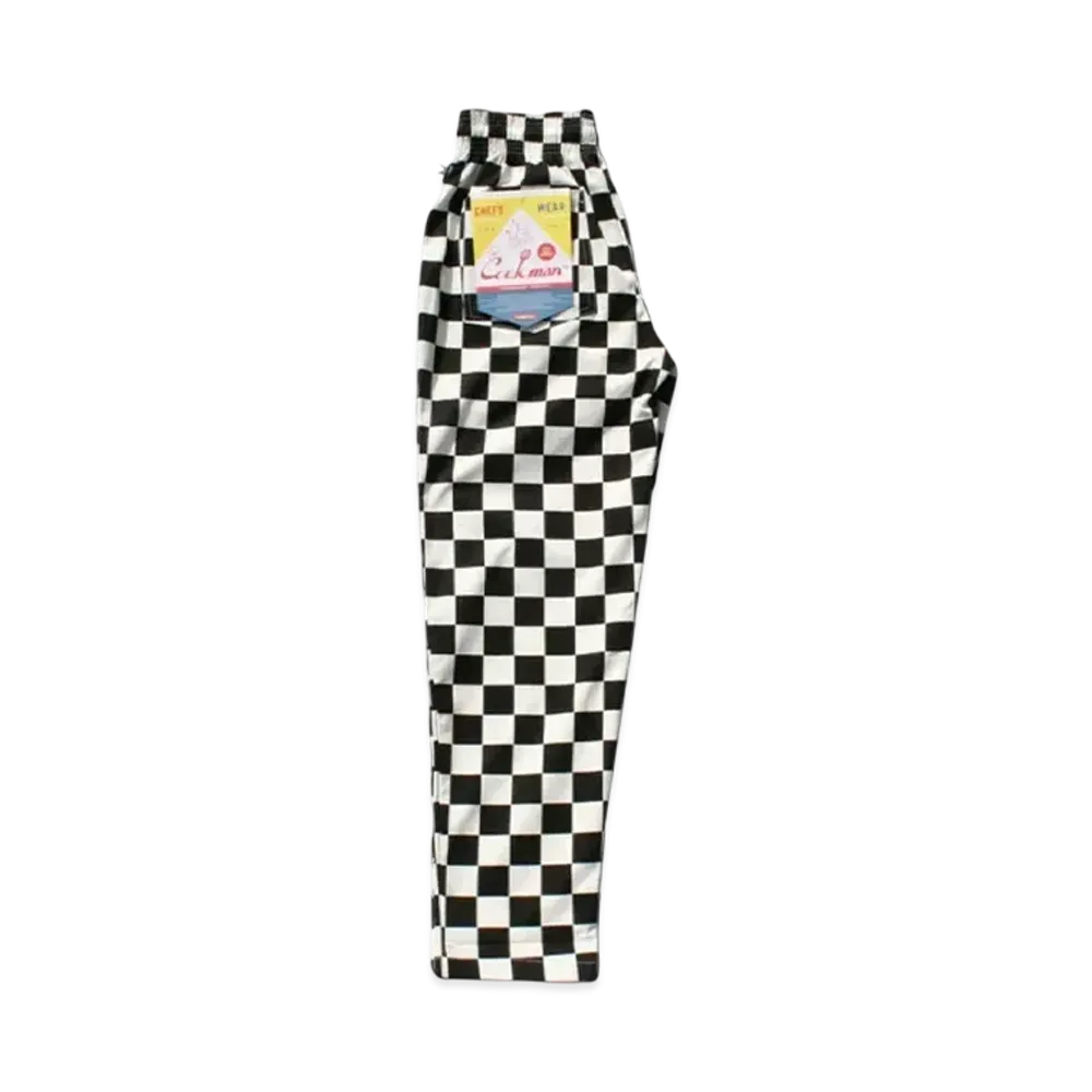 COOKMAN Chef Pants Paisley "Checker/Black"