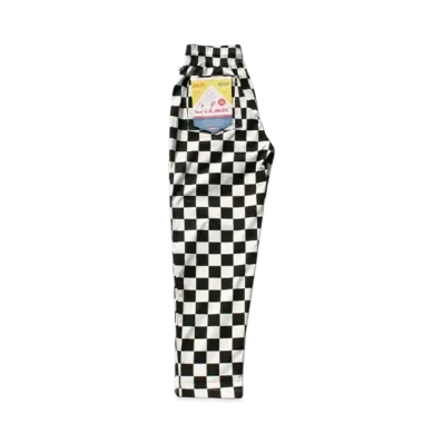COOKMAN Chef Pants Paisley "Checker/Black"