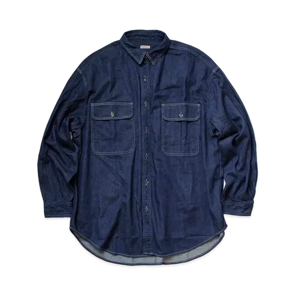 KAPITAL 8OZ DENIM GRANDE WORKSHIRT "Indigo"