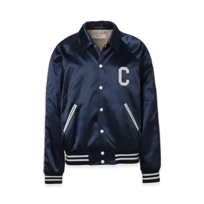 CELINE Blouson Teddy Jacket "Navyblue"
