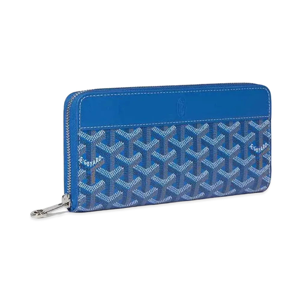 Goyard Matignon GM Wallet "Blue"