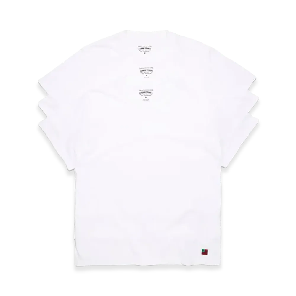 DENIM TEARS DT Flag 3-Pack Tee "White"