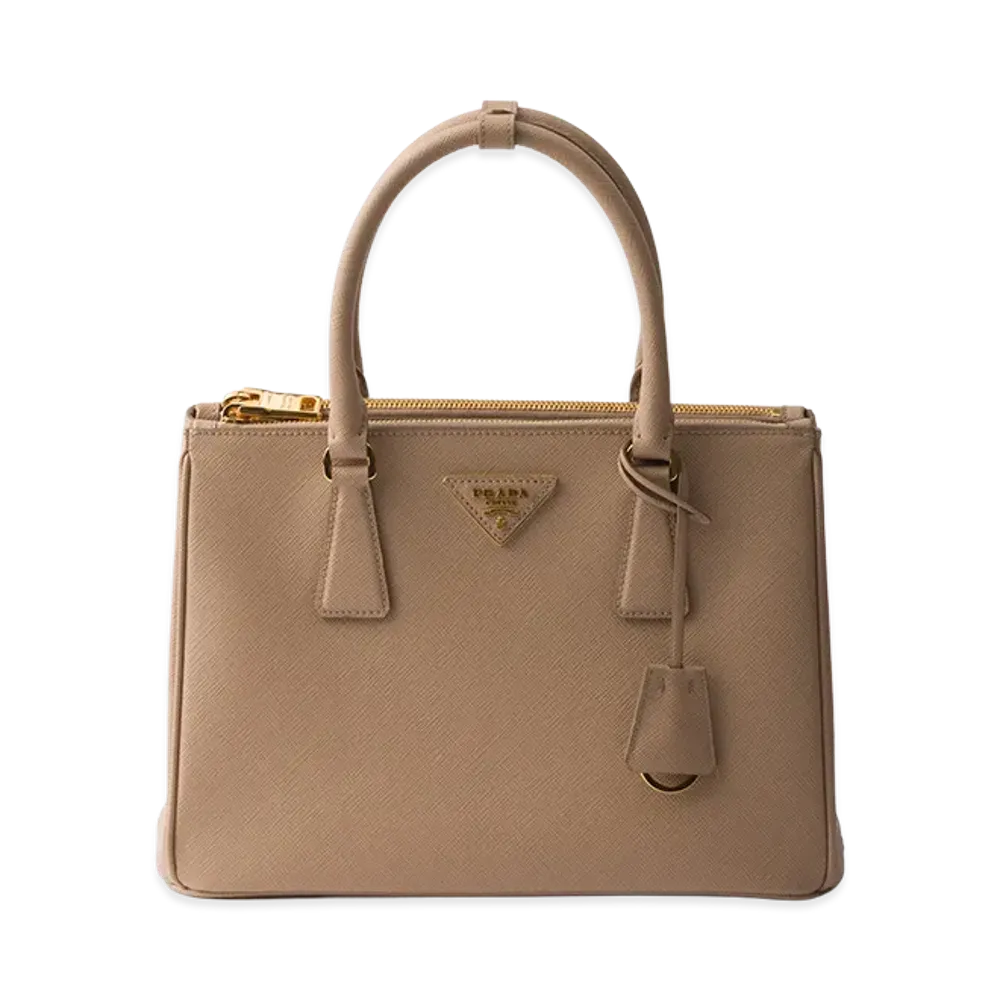 PRADA Galleria Saffiano Leather Medium Bag "Cameo"