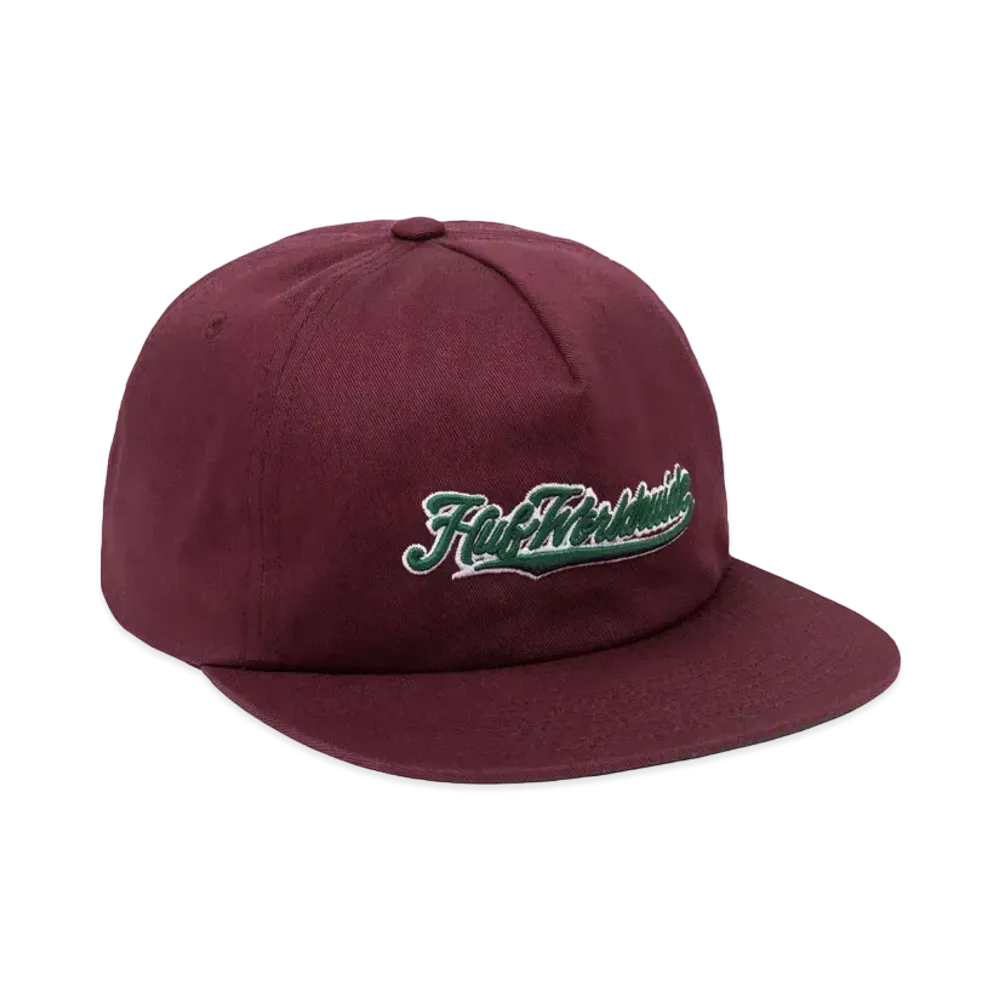HUF Crackerjack Snapback Hat "Berry"