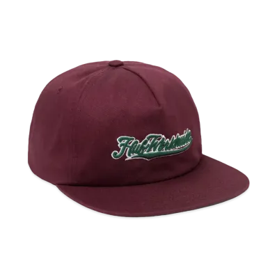 HUF Crackerjack Snapback Hat "Berry"