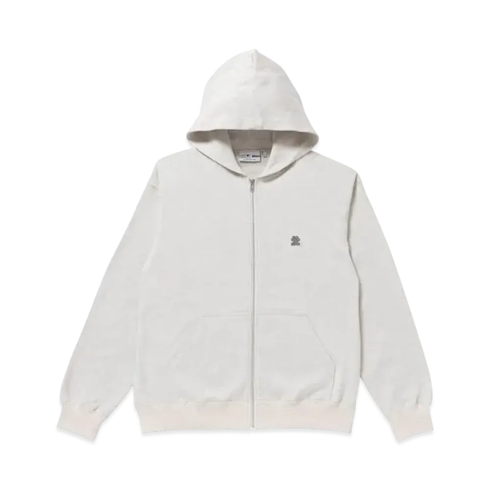BlackEyePatch OG LABEL ZIP HOODIE "Ash"