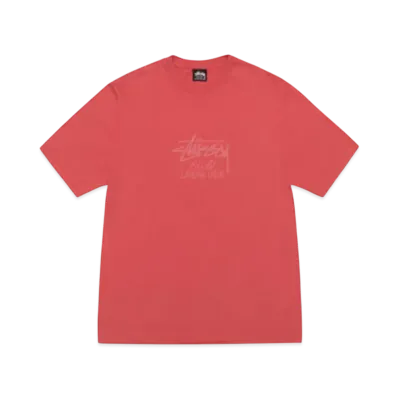 Stussy Laguna Usa Tee Pigment Dyed "Guava"