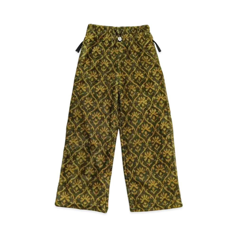 KAPITAL Yosemite Arabesque Fleece Easy Straight Pants "Khaki"