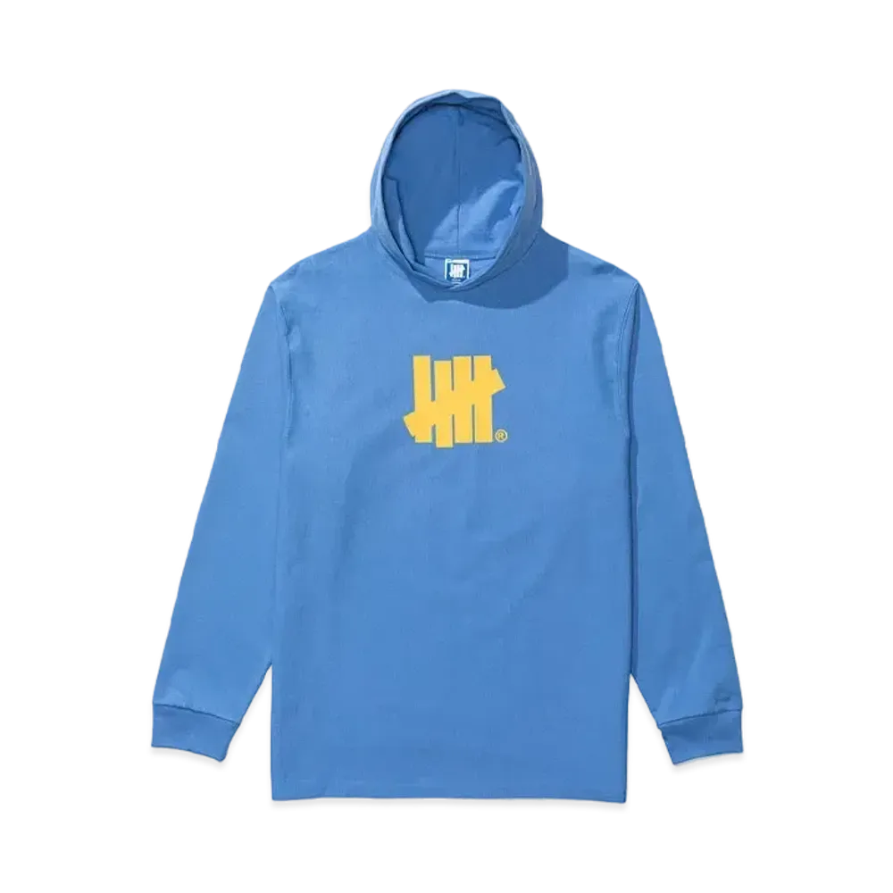 UNDEFEATED HOODED ICON L/S TEE - 10086 "Blue"