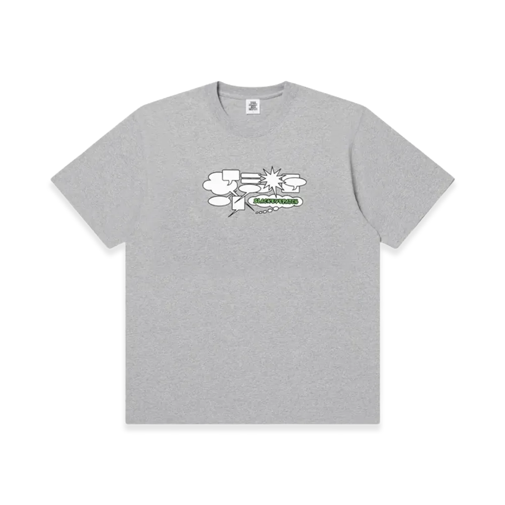 BlackEyePatch Speech Bubbles Tee "Heather Gray"