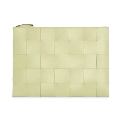 Bottega Veneta Clutch Bag "Lemon Washed"
