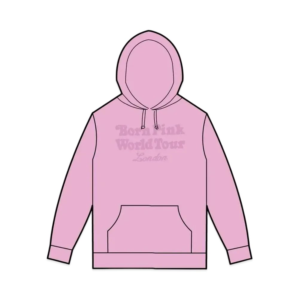 Verdy x BLACKPINK Born Pink Pop Up World Tour Hoodie "Pink"