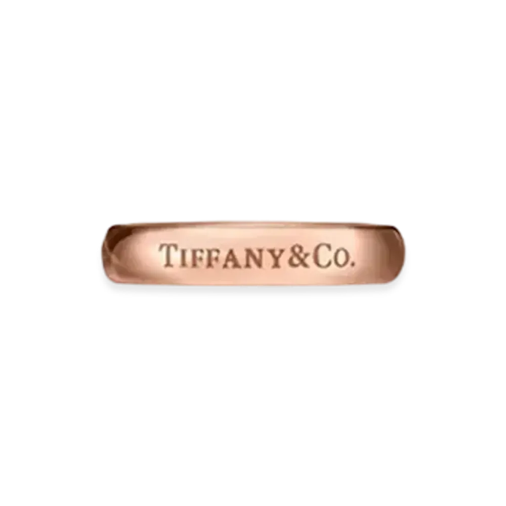 Tiffany & Co. T&CO. Band Ring 18K "Rose Gold"