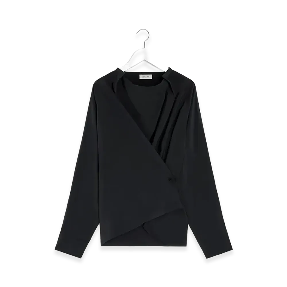 LEMAIRE Women's Twisted Top "Black"