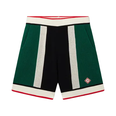 Casablanca Striped Mesh Shorts "Multi"