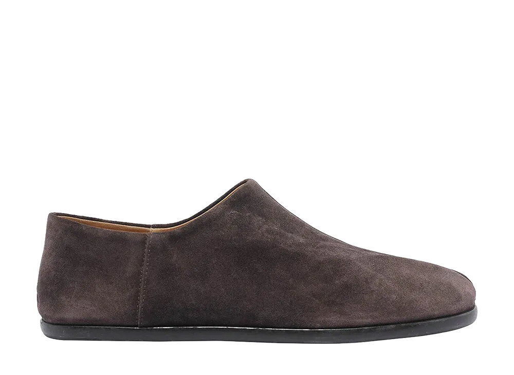 Maison Margiela Suede Tabi Loafers "Brown"