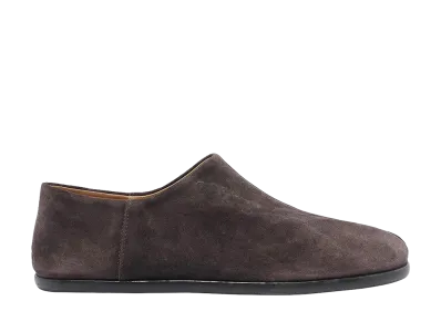 Maison Margiela Suede Tabi Loafers "Brown"