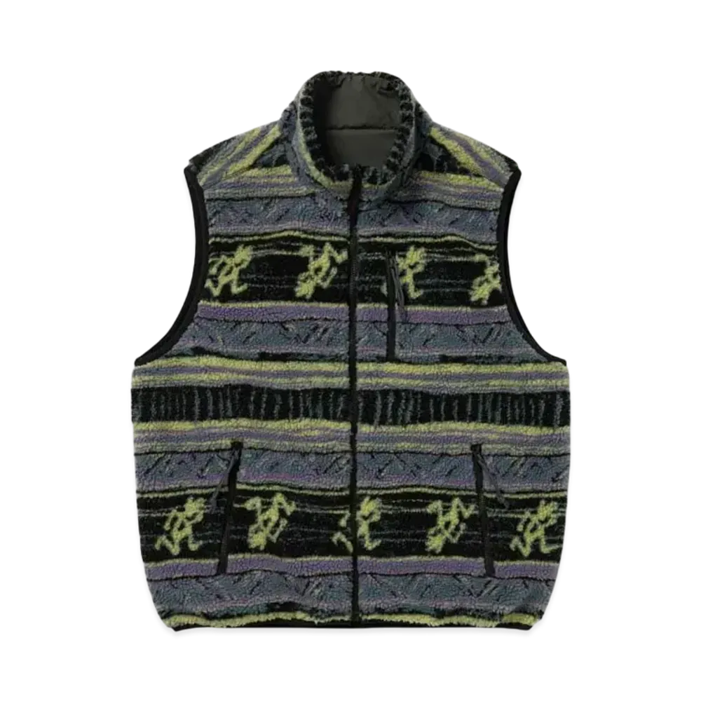 GRAMICCI x thisisneverthat Reversible Fleece Vest "Multi"
