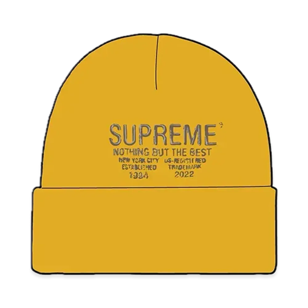 Supreme Nothing But Beanie "Mustard"