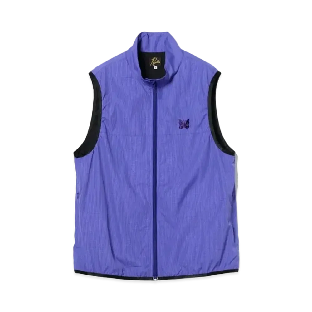 BEAMS x NEEDLES Nylon Ripstop Vest "Blue"