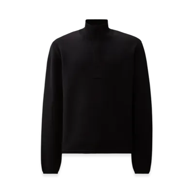 C.P. Company x OUR LEGACY WORK SHOP Benodet Wool Half Zip Sweater "Total Eclipse Blue"