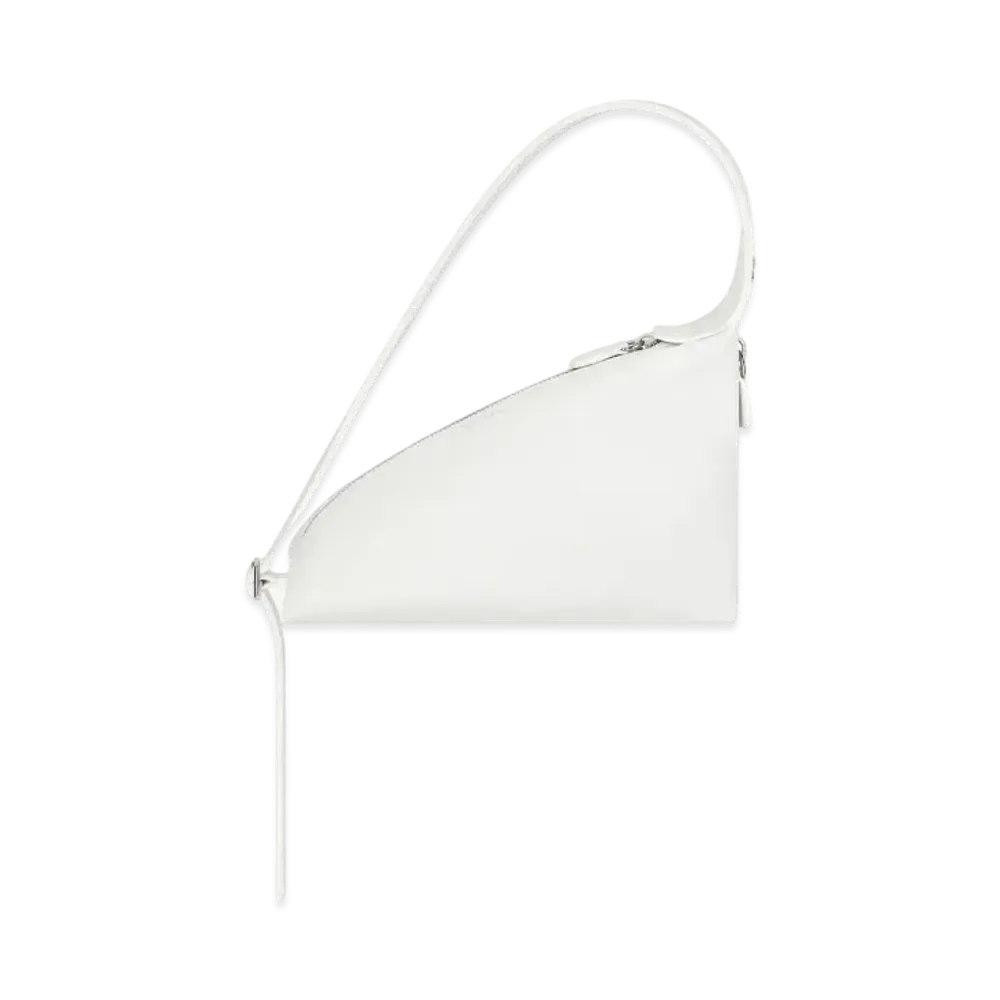 Courreges Leather One Bag "Heritage White"