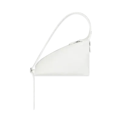 Courreges Leather One Bag "Heritage White"
